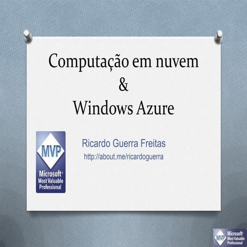 Computação em nuvem e Windows Azure