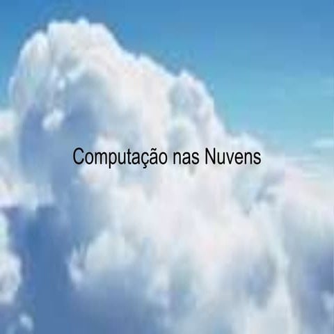 Computação nas nuvens
