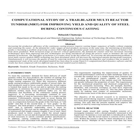 Computational study of a trailblazer multi reactor