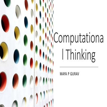 Computational Thinking - Middle School