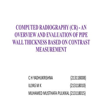 Computed radiography