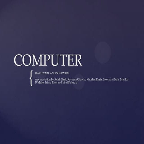 Computer | PPT