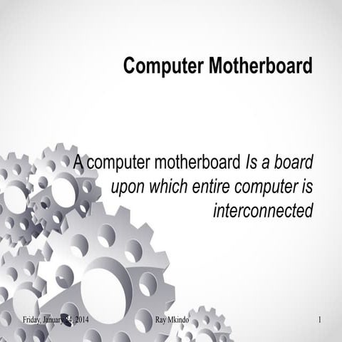 Computer motherboard