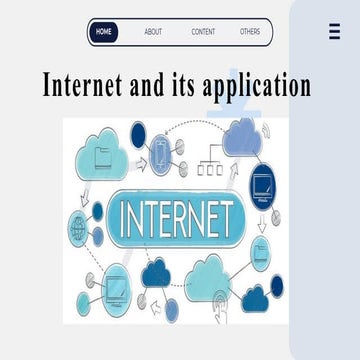 Internet and its applications and its uses | PDF