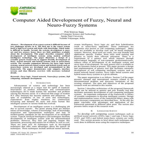 Computer Aided Development of Fuzzy, Neural and Neuro-Fuzzy Systems