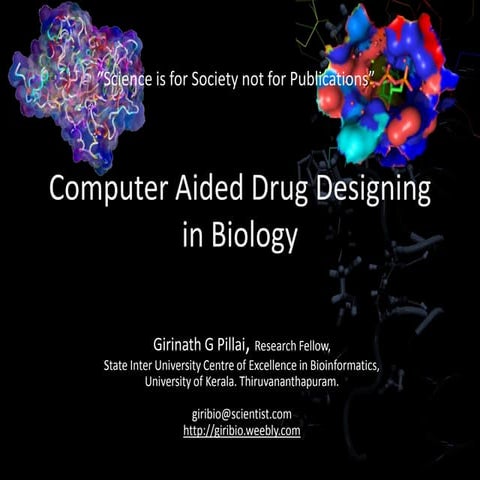 Computer Aided Drug Design and Discovery : An Overview (2006)