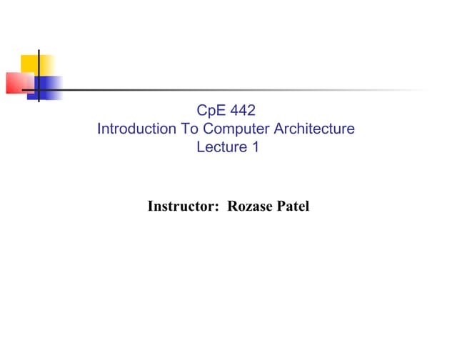 Computer architecture