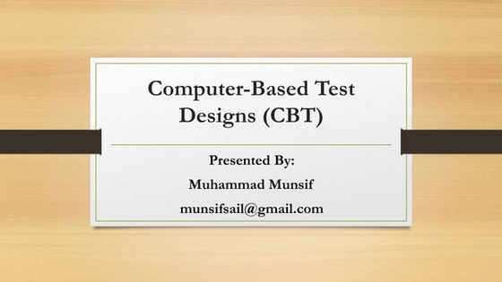 Computer in education | PPT