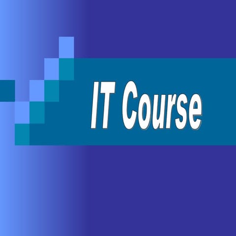 Computer Course | PPT