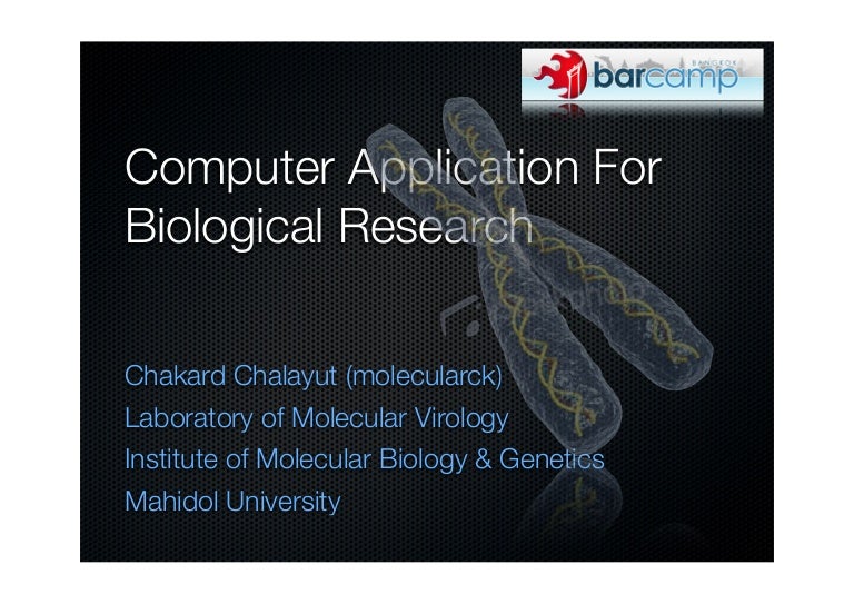 Computer for Biological Research