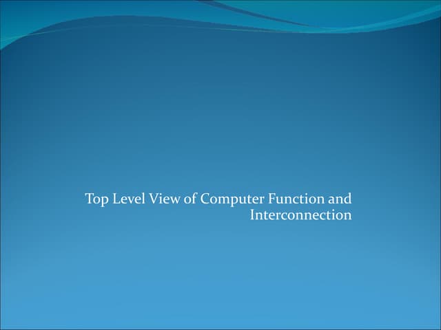 Computer function-and-interconnection 3