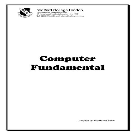 Computer fundamental | PDF