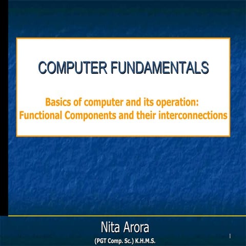 Computer Fundamentals | PPT