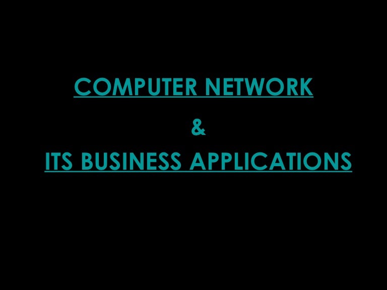 Computer network ppt