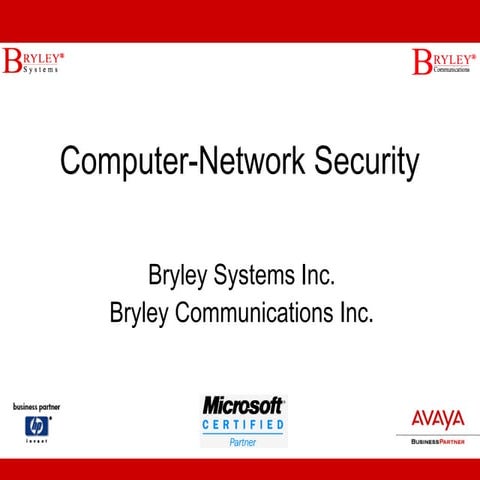 Computer Network Security