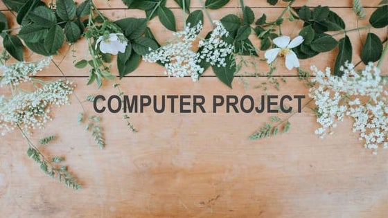 Computer project | PPT