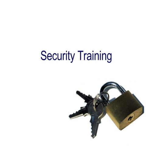 Computer Security Awareness Training
