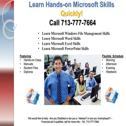 Houston Learn Basic Microsoft Skills in Houston, Texas