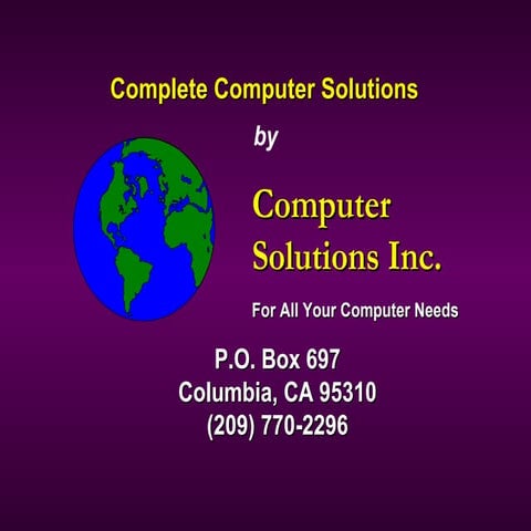 Computer Solutions 2008