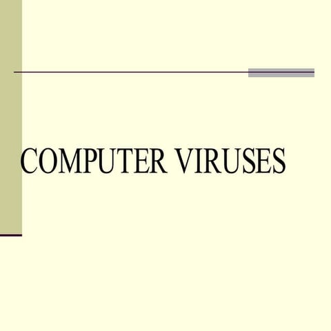 Computer Viruses