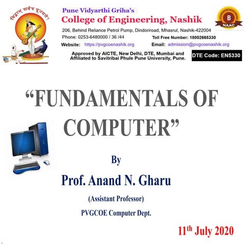 BASICS OF COMPUTER | PPT