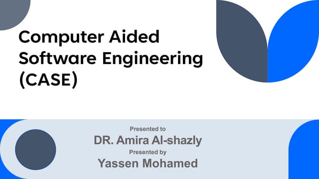 Computer Aided Software Engineering (CASE).pdf