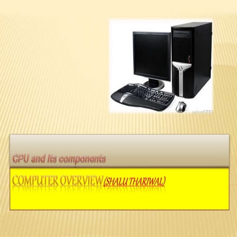 Computer and cpu | PPT