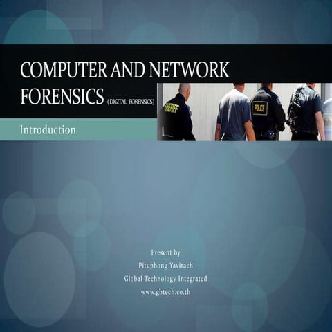 Computer And Network Forensics | PPT