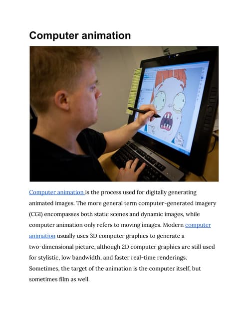 19 types of animation techniques and styles | PDF
