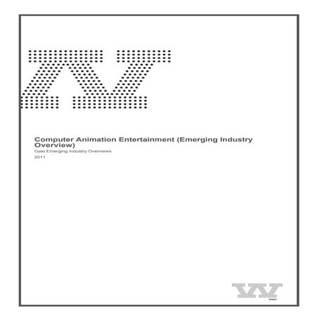 Computer animation entertainment_(emerging_industry_overview)