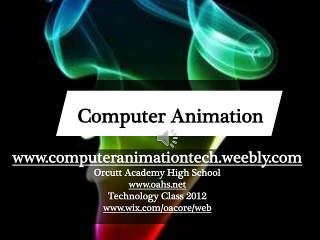 Computer Animation PowerPoint