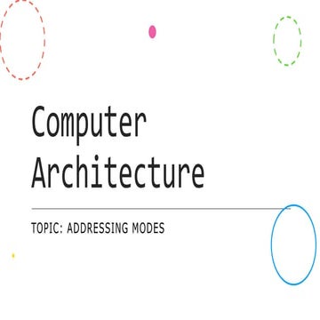 Addressing Modes | PPT