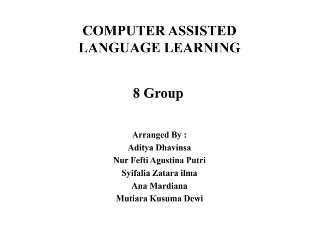 Computer assisted | PPT