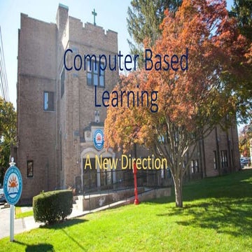 Computer based learning | PPTX