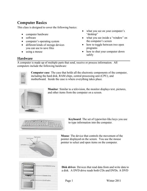 Computer basicsclassnpl