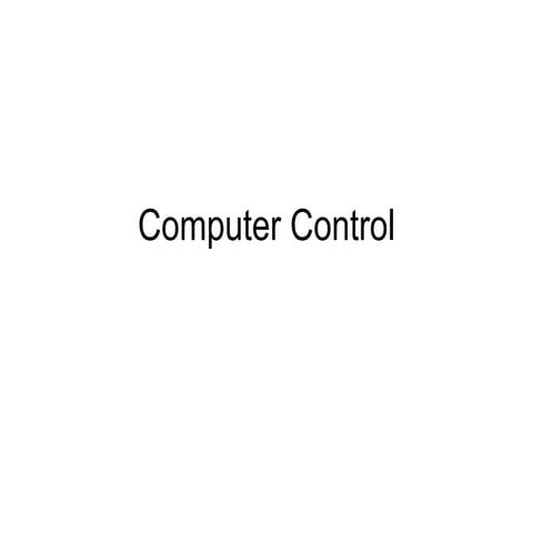 Computer Control Your Presentation | PPT