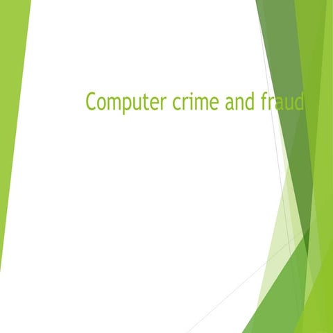 Computer crime