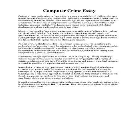 Computer Crime Essay.pdf