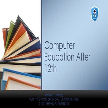 Computer education after 12th