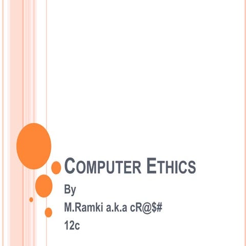 Computer Ethics