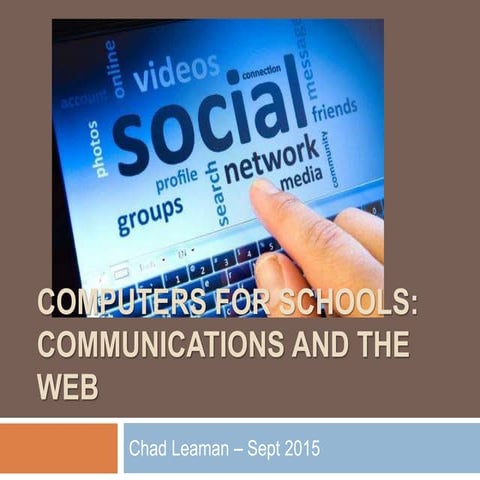 Computer for Schools - Web based Communications