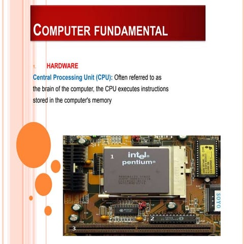 Computer fundamental.pptx . . . . ...... . | PPTX