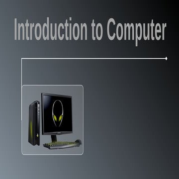 Computer Fundamentals. Computer Types and Functions