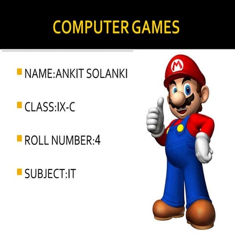 Computer games