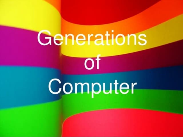 Computer generation