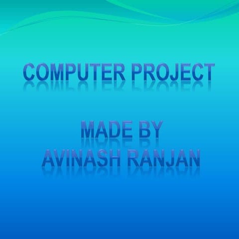 Presentation On Generations Of Computer