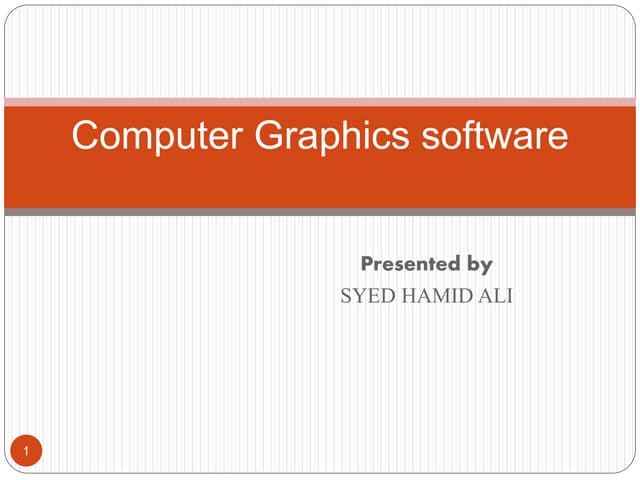 Computer graphics ppt | PPTX