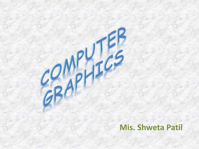 Computer graphics