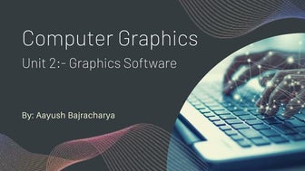 Introduction about Graphics Software