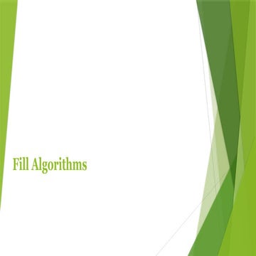 Polygon filling algorithm | PPTX